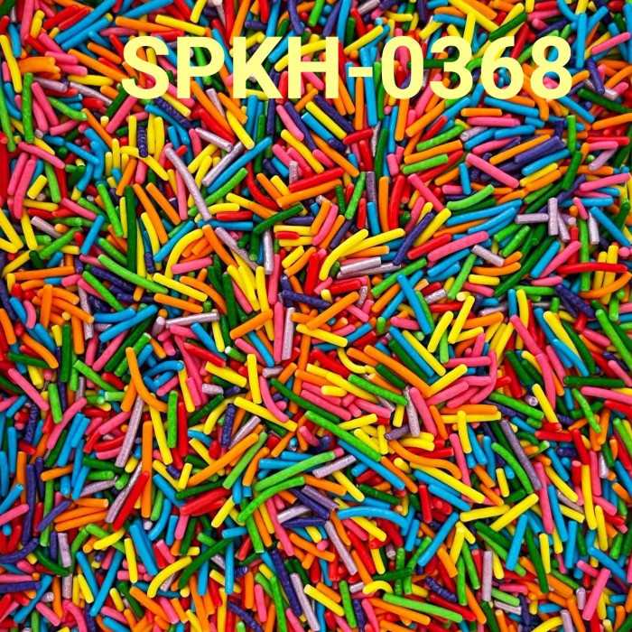 

SPKH-0368 SPRINKLES SPRINKLE SPRINKEL 500GRAM MESES CONFETTI RAINBOW DISKON GEDE