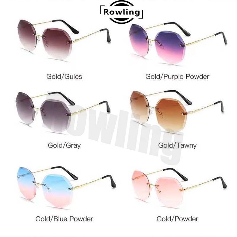 Rowling(ka-71)Sunglasses  Kacamata Hitam Titanium No frame Women Sunglasses New Arrival Import Kacamata Fashion