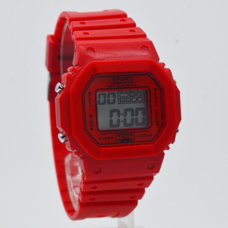 (Terima Cod)Jam Tangan wanita Digital Sergi Sport New Korea Rubber(Dikirim Dari Jakarta)