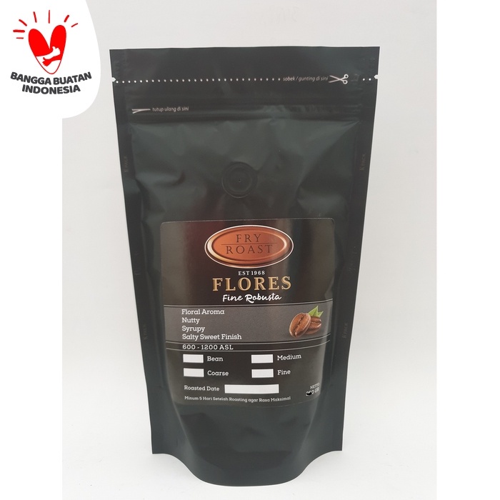 

ge01fgf Kopi Fine Robusta Flores 1 Kg (Biji/Bubuk) - Biji Ds20X11