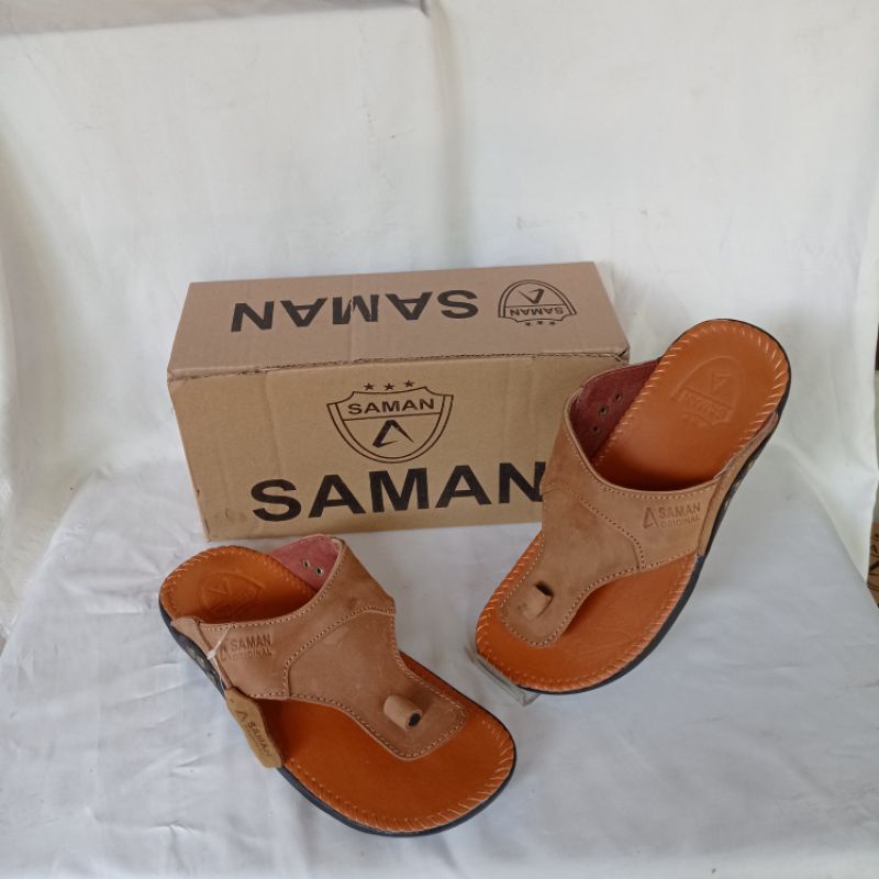 SANDAL KULIT ORIGINAL SAMAN