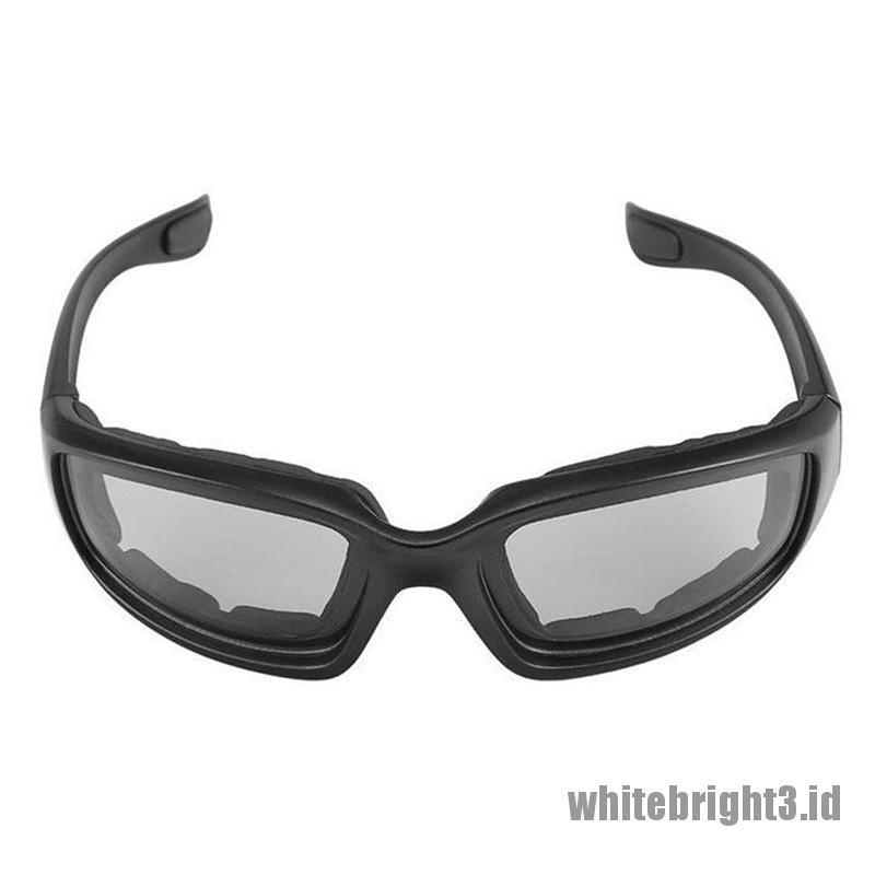Kacamata Lensa Polarized Anti Silau Warna Putih Untuk Berkendara Malam Hari