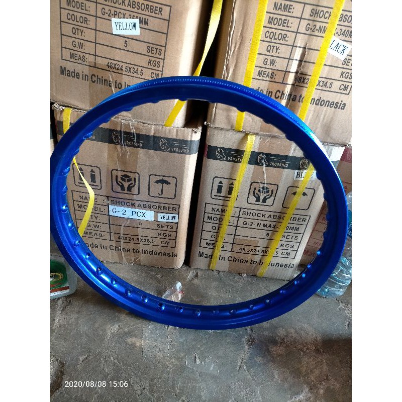 velg Rossi iso ring 17 uk 140,160,185,215,250warna biru(harga satuan )