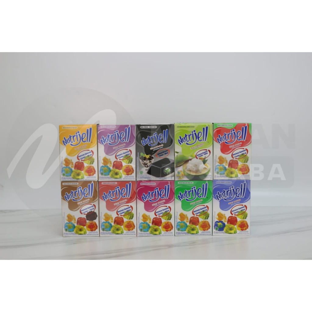 

Nutrijell Nutrijel 10gram / Bubuk agar jelly pudding instan nutrijell