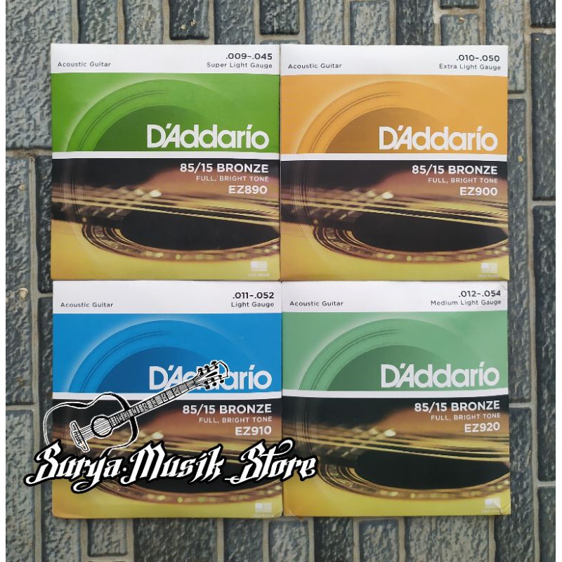 Senar Gitar D'Addario Akustik