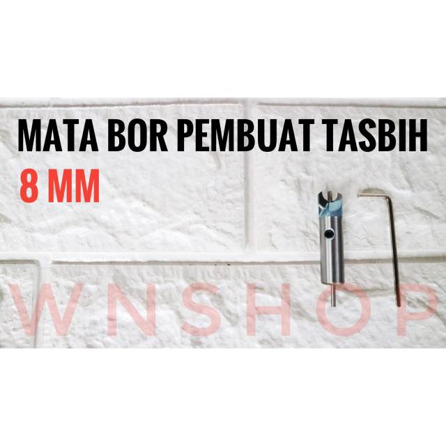 Mata Bor Kayu Tasbih 8mm - Matabor Pembuat Tasbeh Kayu - Drill Bit Woodworking