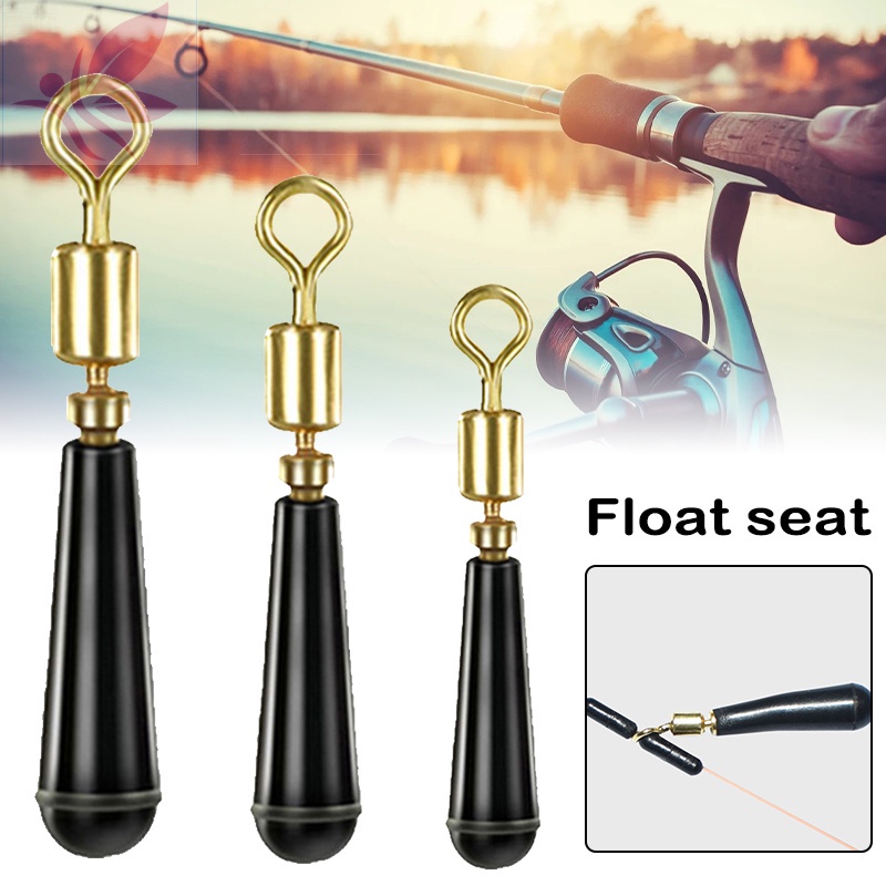10 Pcs High Elasticity Fishing Copper Head Rubber Saltwater Corrosion Resistance for Freshwater Rotation Buoy Seat Tackle Accessories