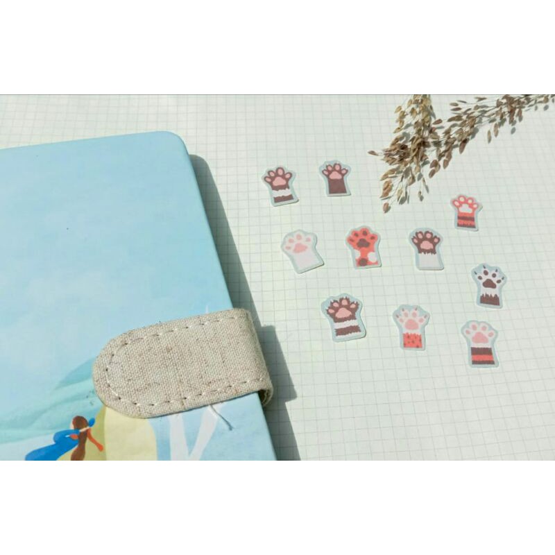 

stiker scrapbook jurnal kucing - sticker lucu murah