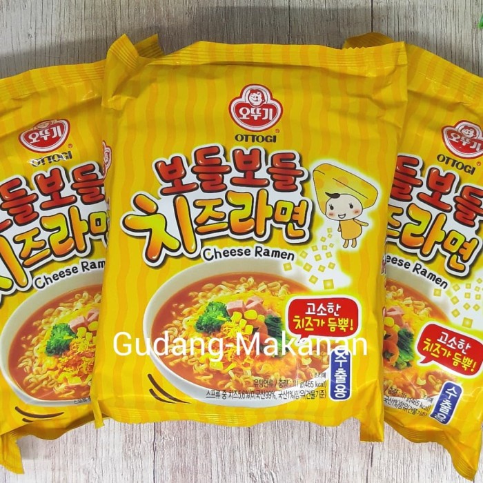 

Ottogi Cheese Ramen 111gr 보들보들 치즈라면 - Ekstra Bubble