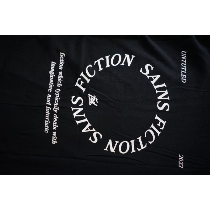 FAILOFFICIAL T-SHIRT - SAINS FICTION BLACK 123