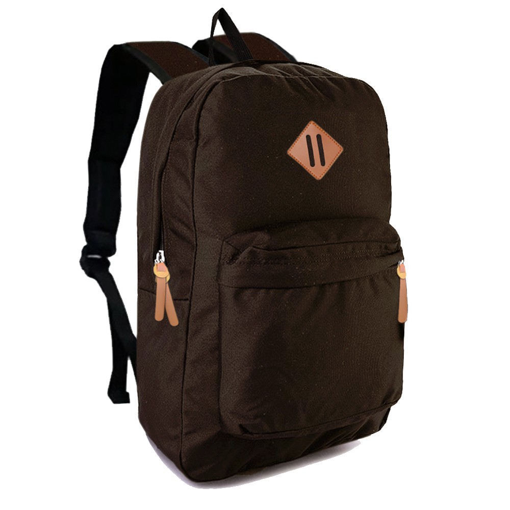 PROMO Beli Ransel Free Dompet - Tas Pria Wanita Tas Ransel Unisex Backpack Laptop Simpel - Coffee