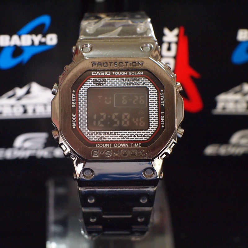 Casio G-Shock GMW B-5000D Digital Dial Solid Black