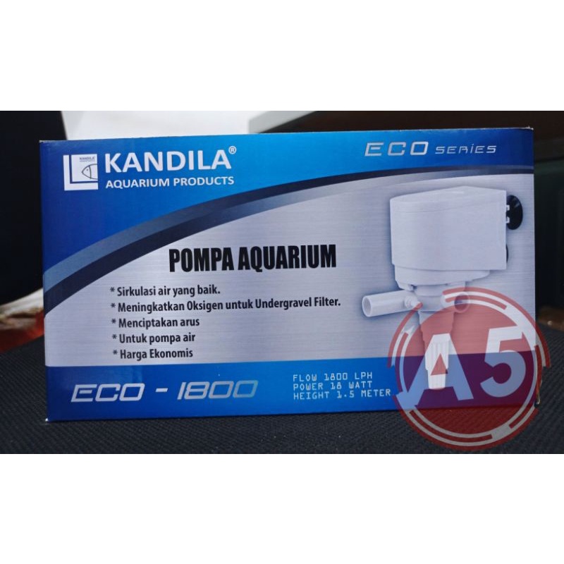 PROMO MURAH Pompa kolam aquarium hidroponik KANDILA PRO ECO 1800