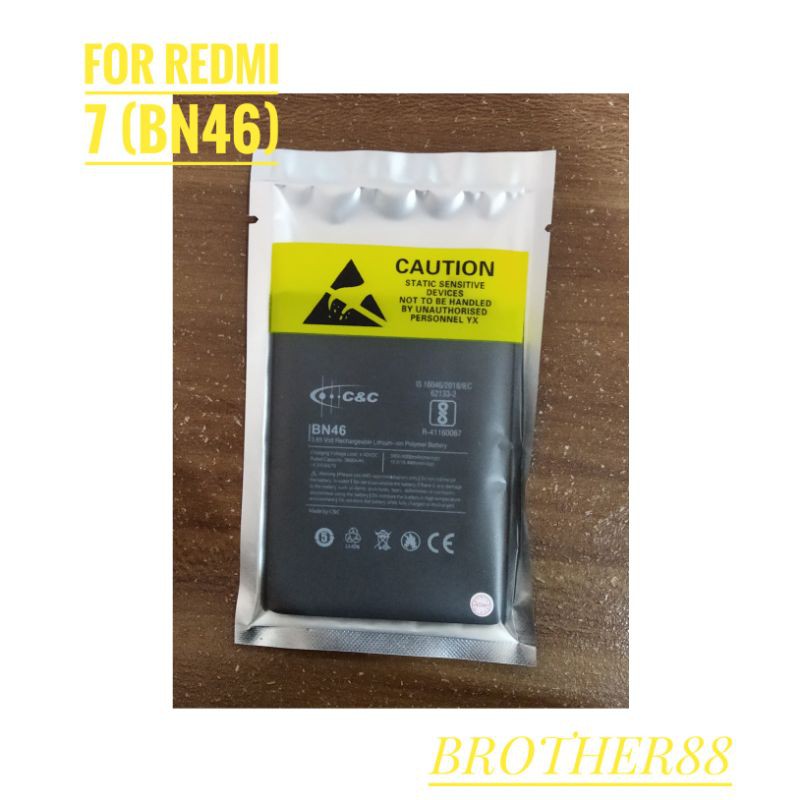 BATTERY BATERAI BATRE XIAOMI REDMI 7 (BN46) C&amp;C ORIGINAL