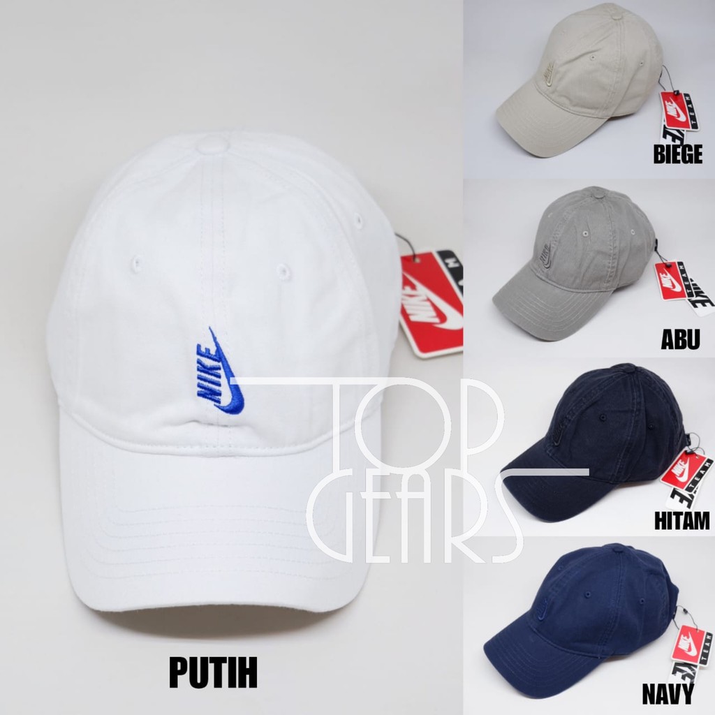 Topi NIKE baseball/sport logo bordir 5 warna UNISEX FREE BOX/DUS