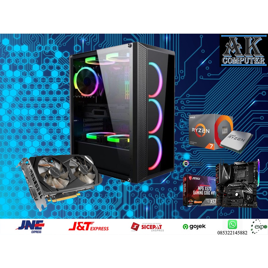 PC GAMING AMD RYZEN 7 3700X - RAM 32GB - RTX 2060 6GB - NVME 256GB