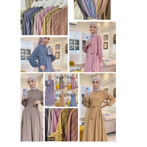 (BEST SELLER) Yumna Dress Ready Stock  & UMNIA 6 series BY JANNAT. ID BISA COD