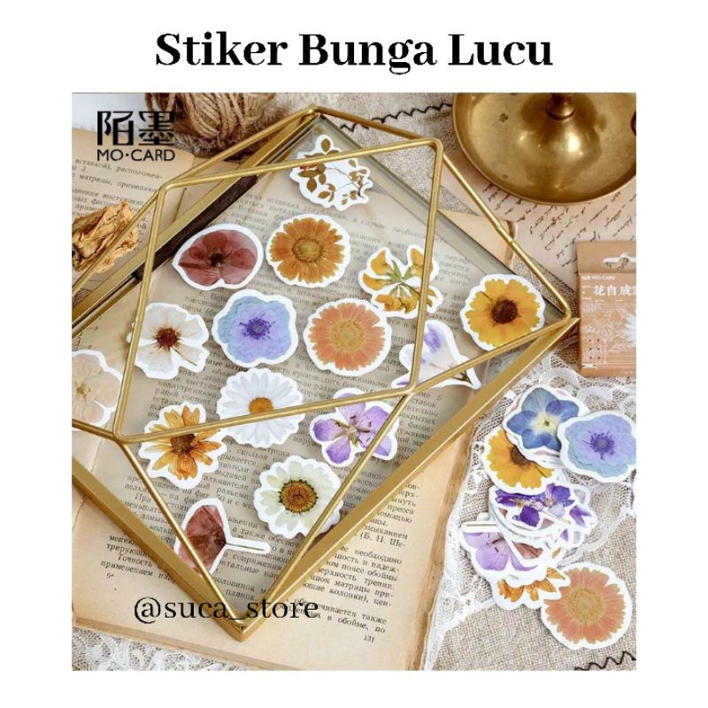 Stiker Aesthetic Bunga Lucu Untuk Jurnal