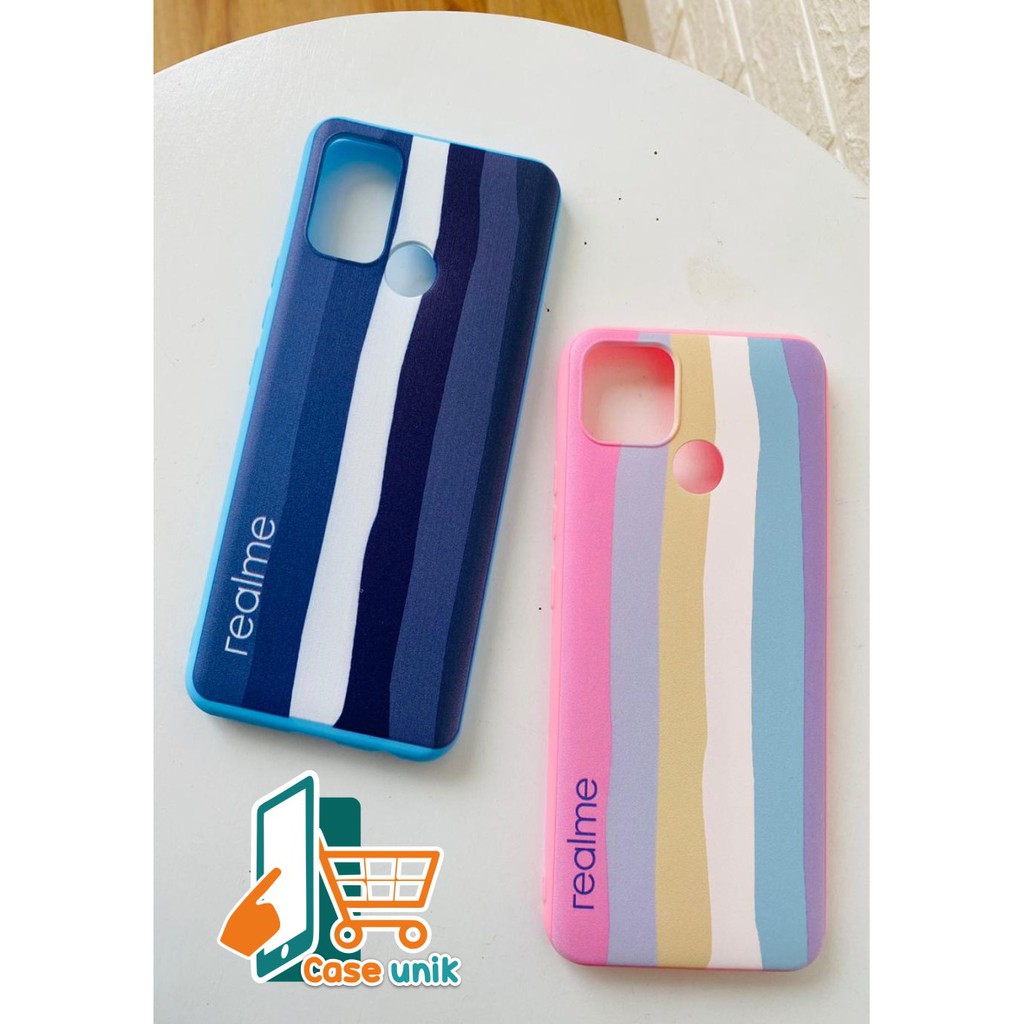 SS046 CASE RAINBOW REALME C1 C2 C3 5 5i 5s C11 C12 C15 C17 7i C31 C35 NARZO 50A PRIME 30a C20 NARZO 5OI C21 CS2330