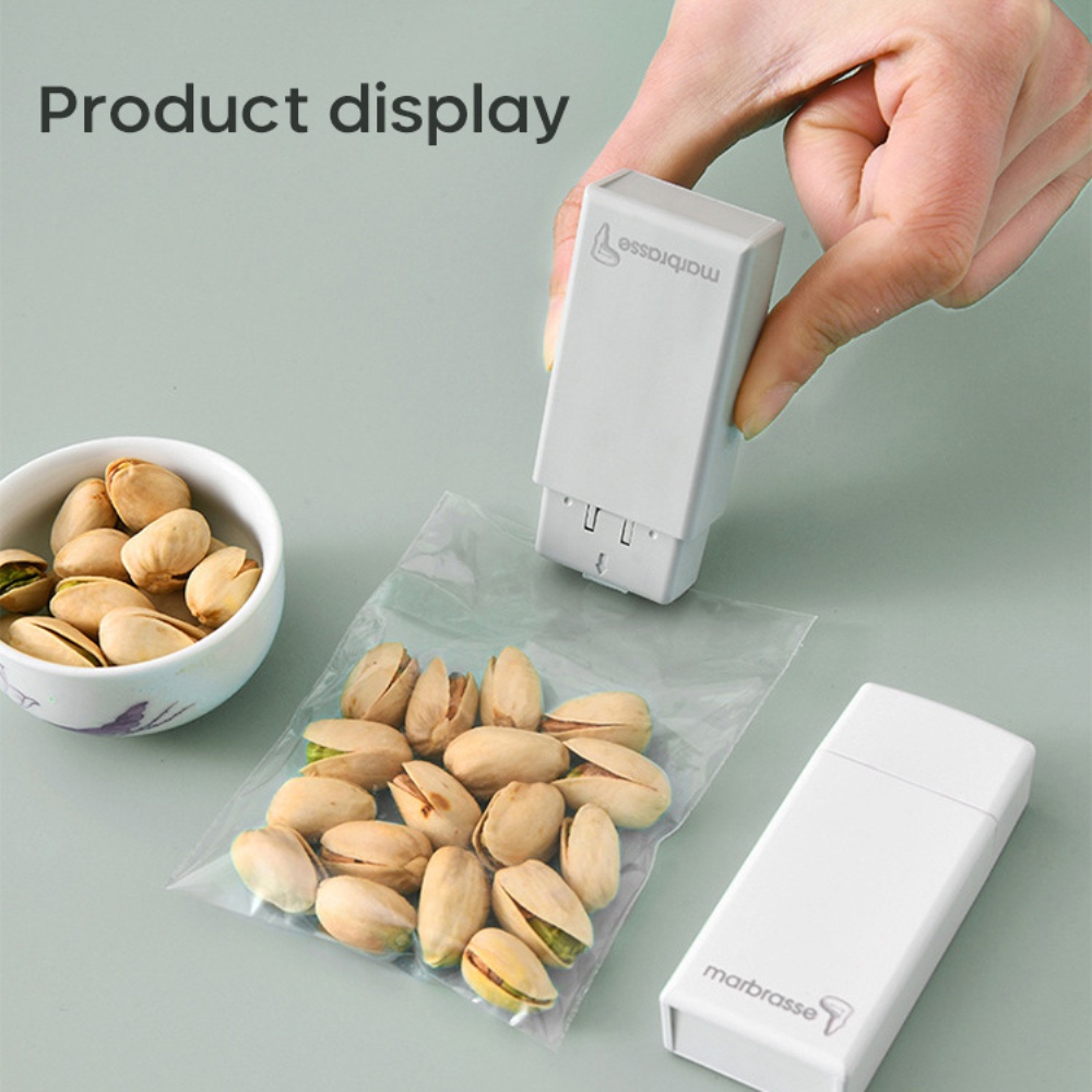 Sealing Machine Mini Snacks Sealing Machine Small Household Packaging Machine Portable  Plastic Bag OWT