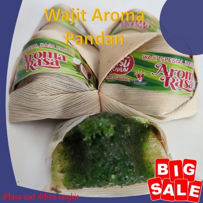 

Wajit Cililin Pandan Wajit Khas Cililin Bandung Wajit Ketan Hitam 500g