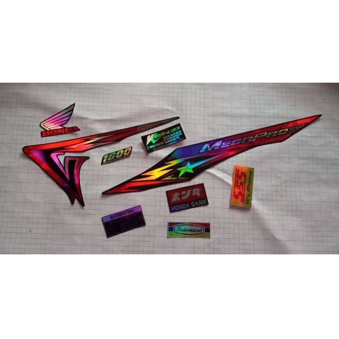 striping MP Primus hologram merah