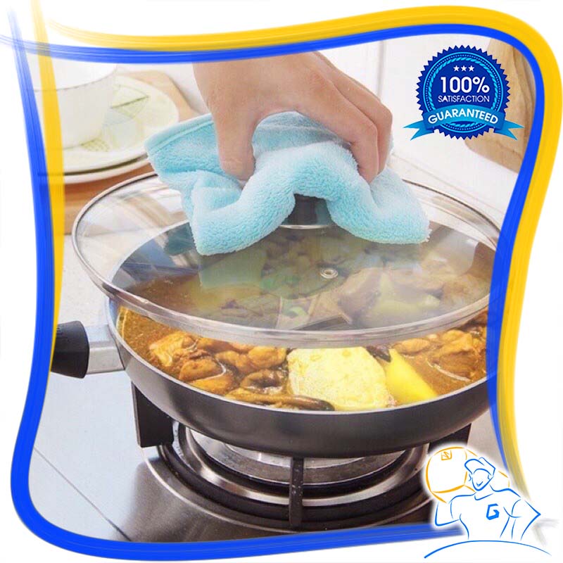 Lap Tangan Handuk Gantung Polos Bahan Serap Air Handuk Tangan Microfiber Kain Lap Tangan Dapur Hand Towel Gantung Polos