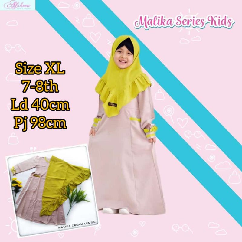 Gamis Malika paku payung