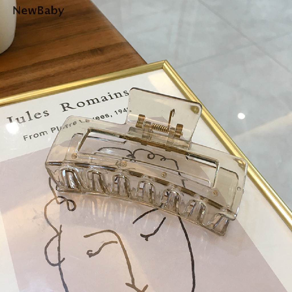 Jepit Rambut Model Cakar Bahan Plastik Aneka Warna Untuk Wanita