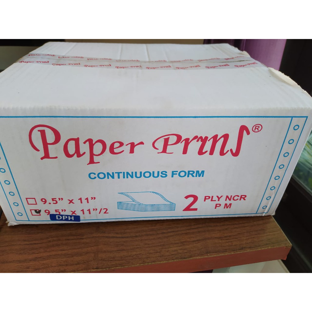 

continuous form 9,5 x 11 wartel 2 ply / 2 rangkap