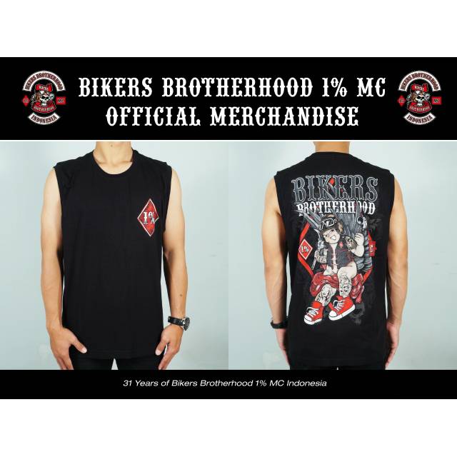 T-shirt lekbong Bikers Brotherhood 1% MC