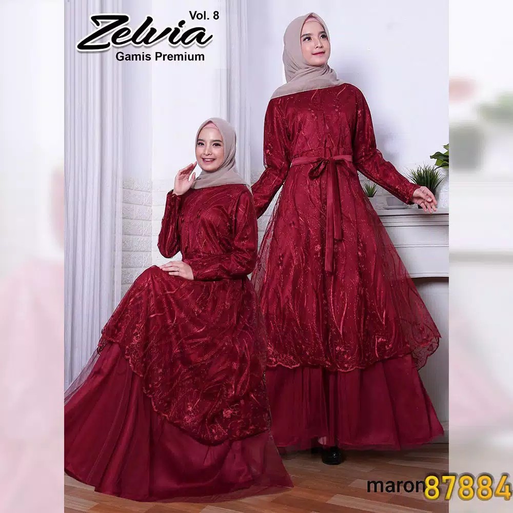 GAMIS Zahrani farasya maxi gamis Busui jumbo  SERAGAM kondangan outfit Muslim JUMBO XXXL XXL XL