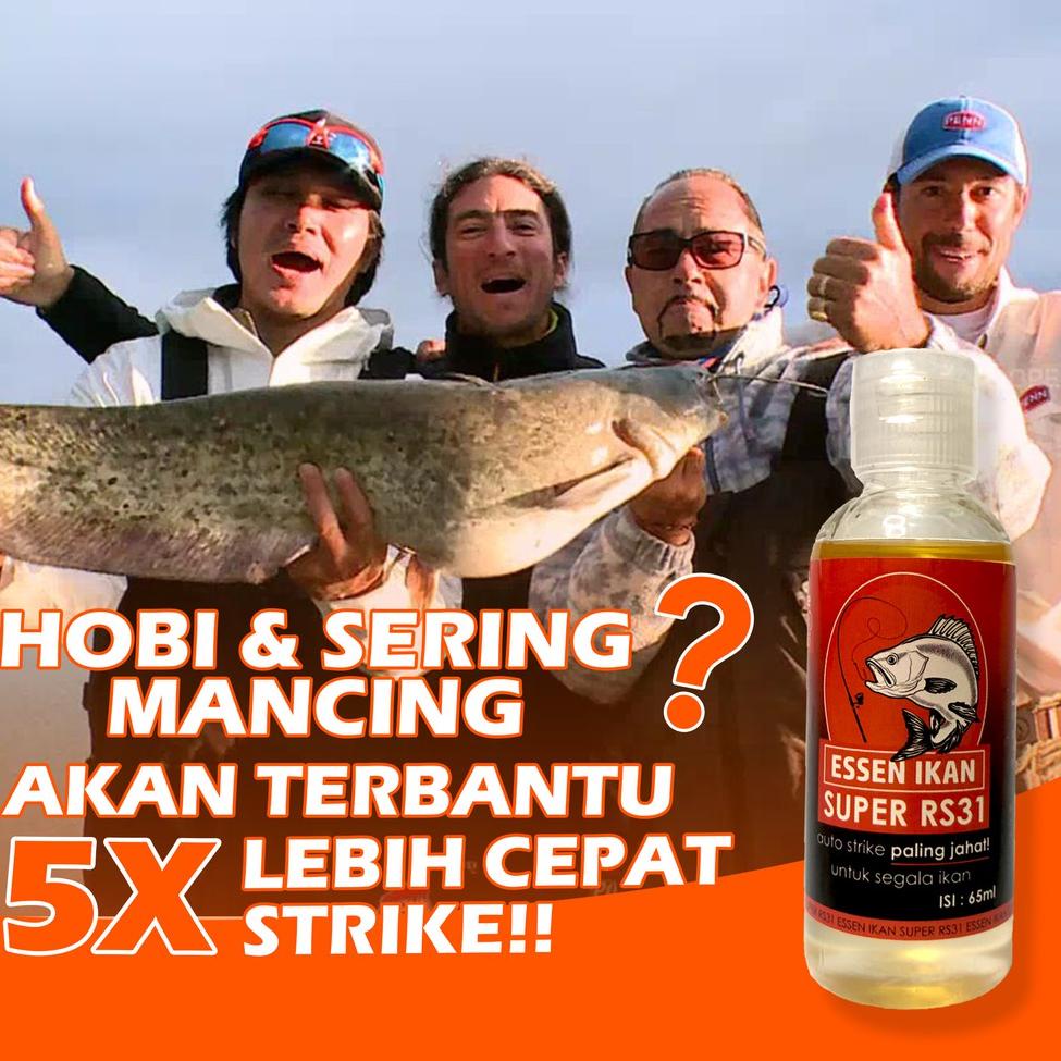 [KODE PRODUK MJT0V4055] Essen Ikan Super RS31 Ampuh 65 ml- Essence Untuk Segala di Laut, Tambak, Sun