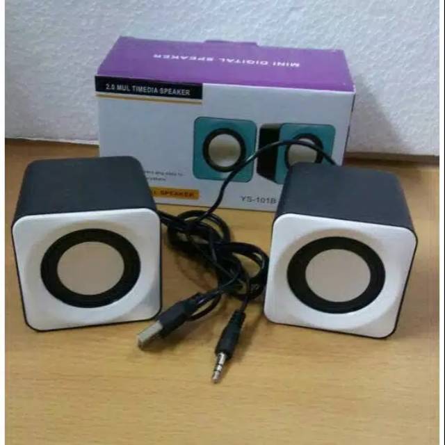 Speaker Twin Black Net(spk Komputer/Laptop) | Shopee Indonesia