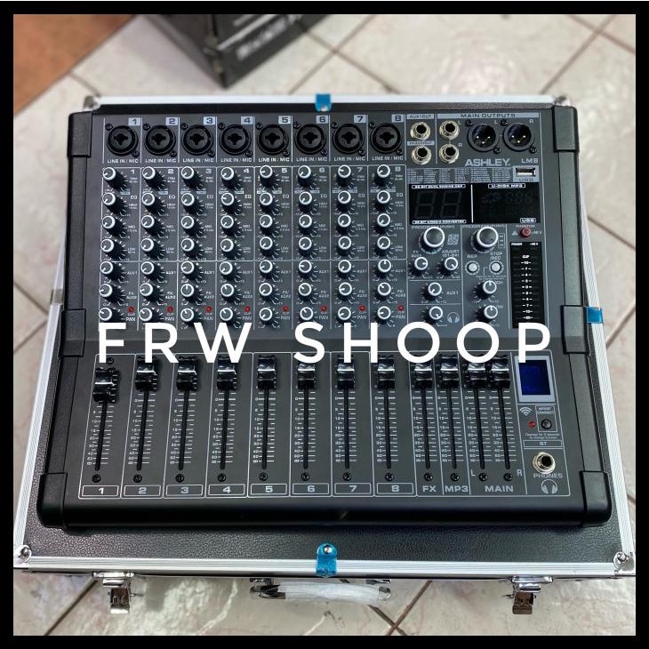 Mixer Audio Ashley Lm 8 / Lm8 / Lm-8 (Original)8Ch,Usb,Bt,Recording Kode 444