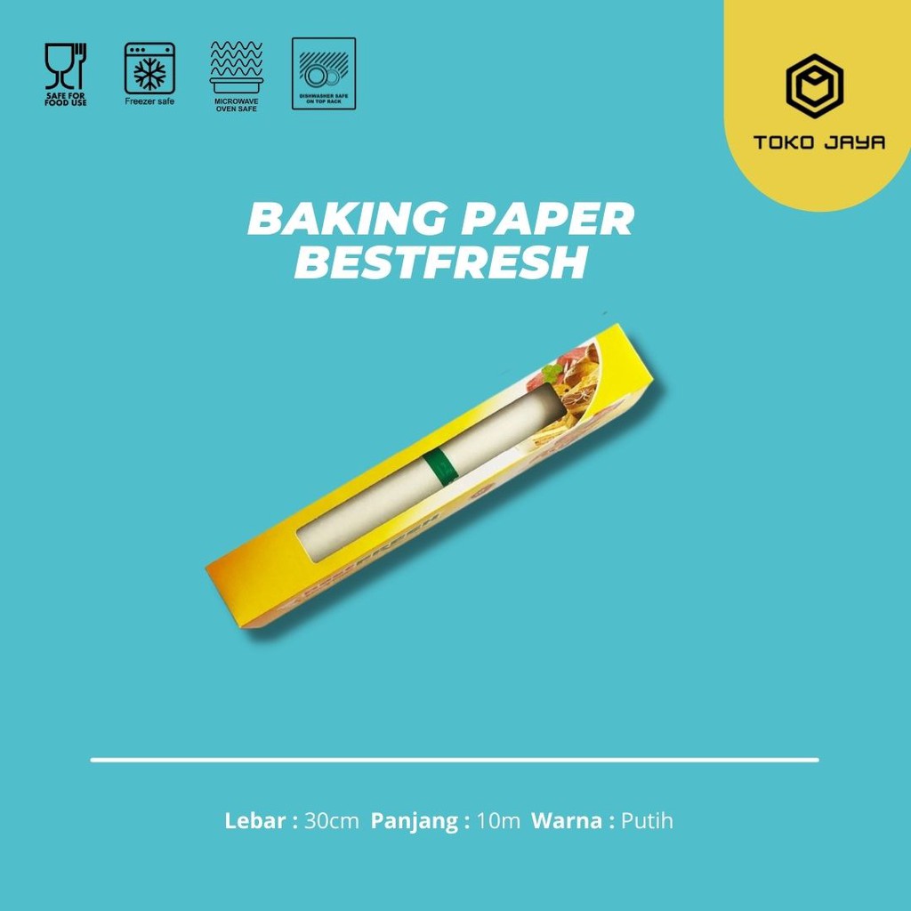 BAKING PAPER / KERTAS ROTI BEST FRESH / PANJANG 10 METER  / READY STOCK