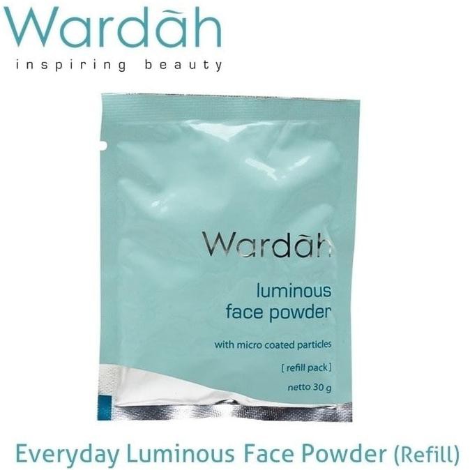 REFILL Wardah Everyday Luminous Face Powder Isi Ulang Bedak Tabur Murah