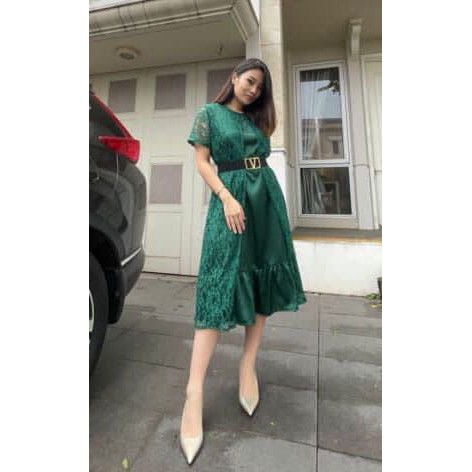 Dress Natal fashion wanita / Dress maxmara pendek fashion Jessica Collection 675#