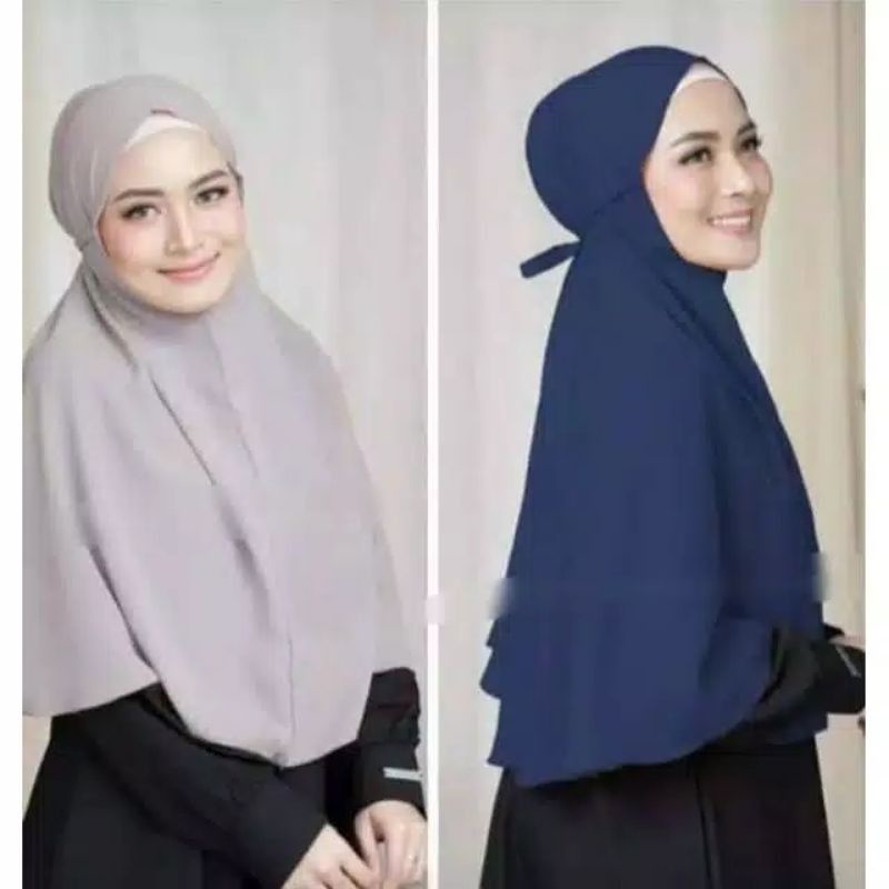 Kerudung instan Bergo Maryam Dewasa  Fashion