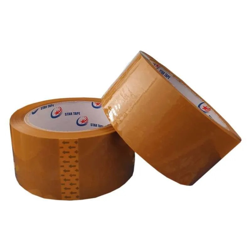 LAKBAN COKLAT 48MM 100 YARD - STAR TAPE ISOLASI COKLAT LENGKET