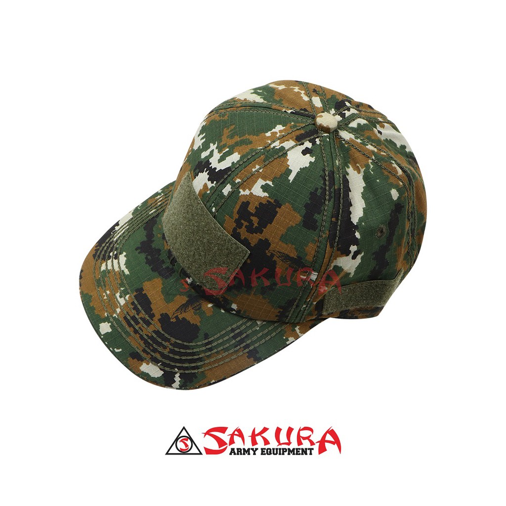 Topi Loreng Kostrad Linut Variasi Rekat