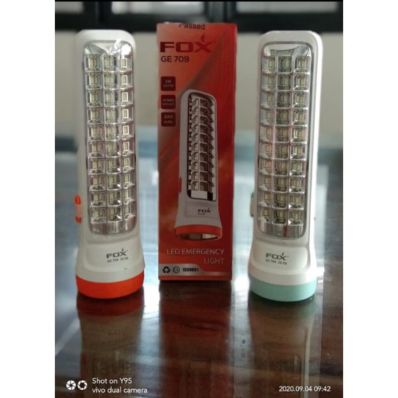 Senter fox 709 Senter cas emergency serbaguna