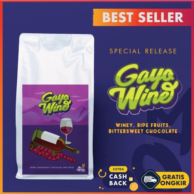 

Kopi Arabika Gayo Wine 500Gr | Biji Kopi Aceh Gayo Wine Specialty