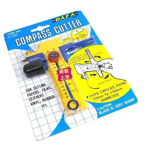 

DISKON Compass Cutter/Circle Cutter/Pisau Pemotong Lingkaran 9Sea Model 508