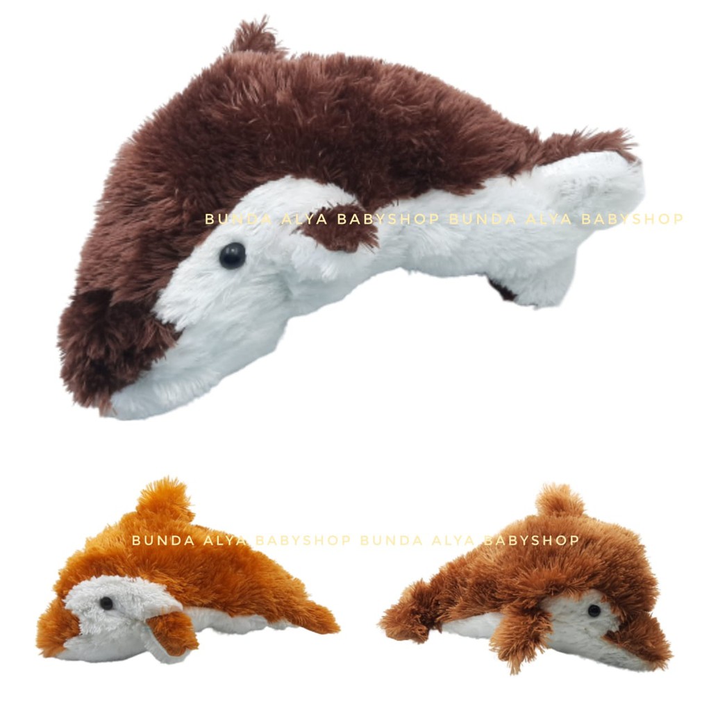 Boneka Lumba Lumba Lucu Bulu - Boneka Anak Halus - Mainan Anak Boneka Lucu - Boneka Ikan Ikanan Lumba Lumba