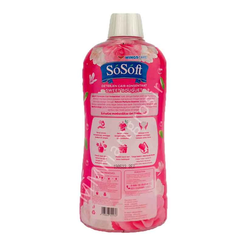 Deterjen Cair Konsentrat *So Soft Liquid * Sweet Bouquet * 700ml