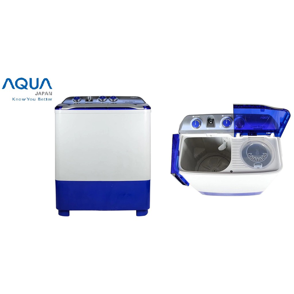 Mesin Cuci Aqua QW 780 XT 2 tabung Kapasitas 7 Kg Garansi Resmi