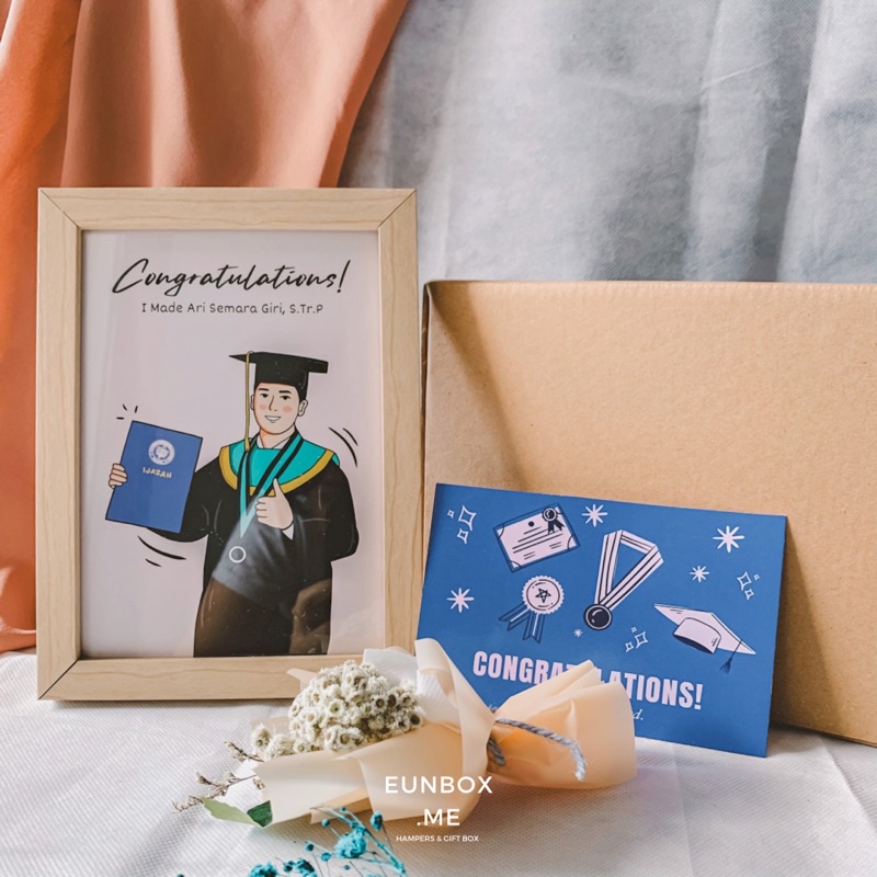 Gift Box | 5R 2D Frame cartoon ilustrasi | Cartoon Frame | Hadiah Ultah