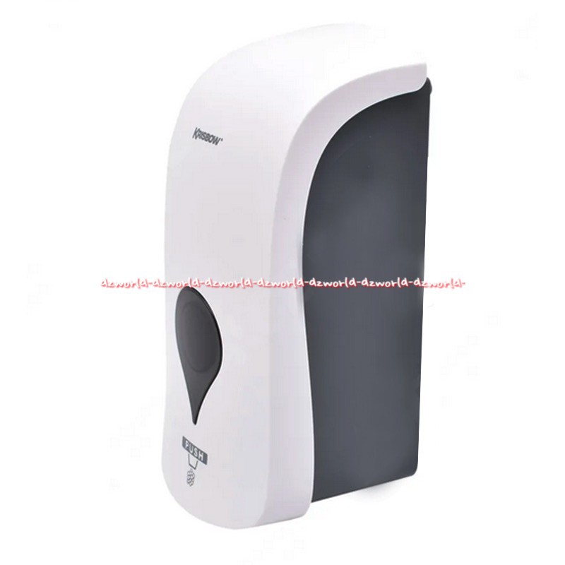 Krisbow Soap Dispenser 1L Tempat Sabun Cair Nempel Di Dinding Tembok 1Litter Tempat Sabun Cair Model Tekan Press Push