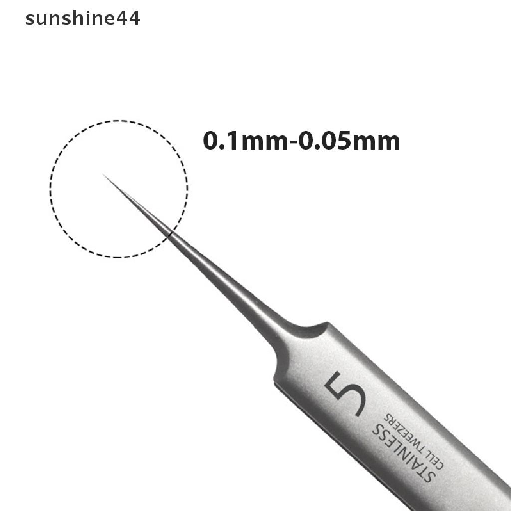 Sunshine Ultra-fine No. 5 Cell Pimples Blackhead Clip Tweezers Artifact Acne Tool .